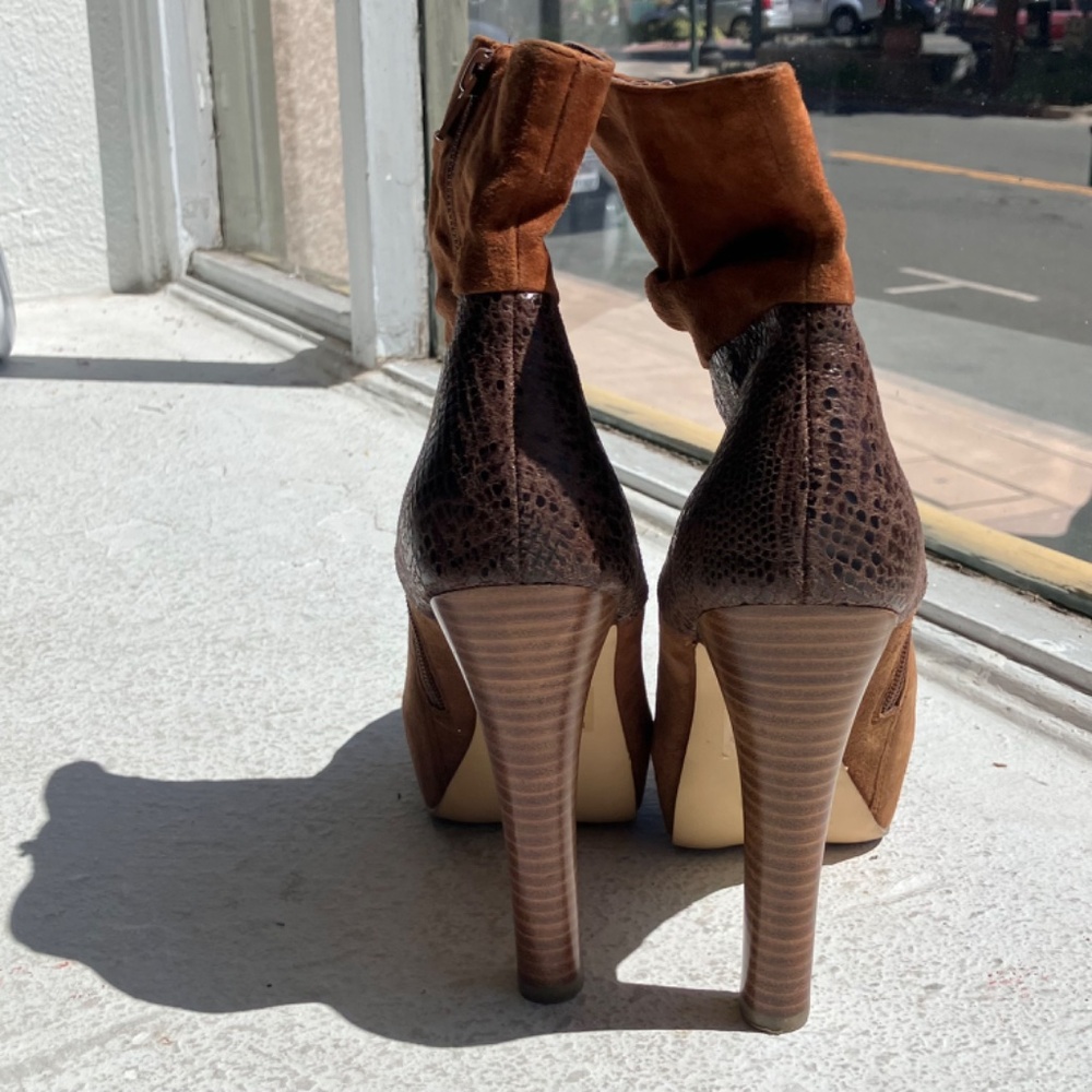 Bakers Brown Leather Suede Katerina boots - Picture 6 of 13